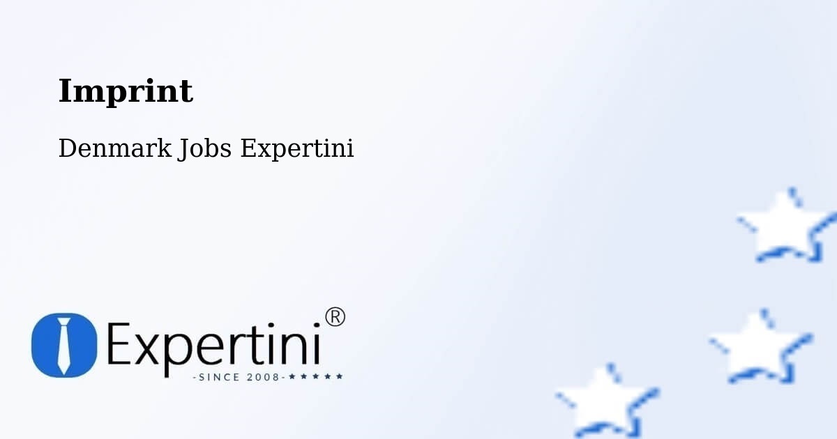 Imprint – Veksø - Denmark Jobs Expertini